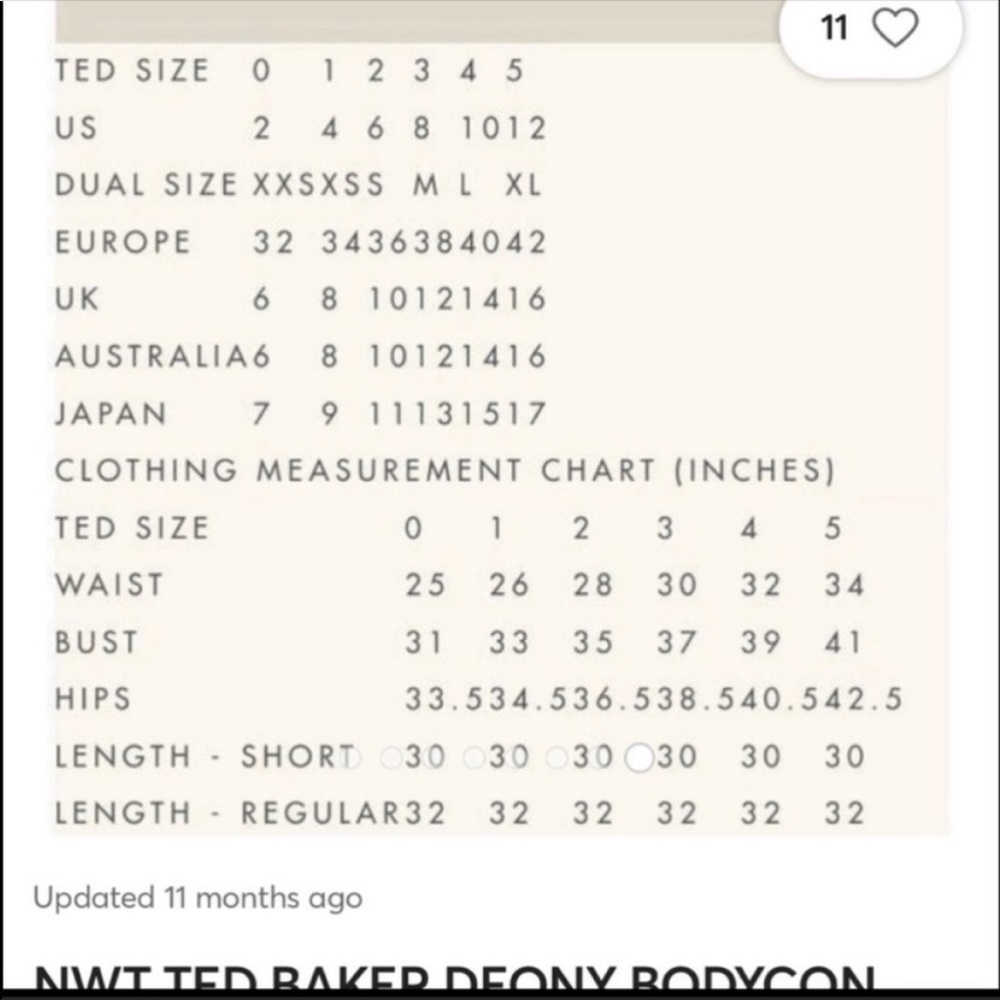 Ted Baker Burgundy Long Sleeve Dress - Picture 7 of 11